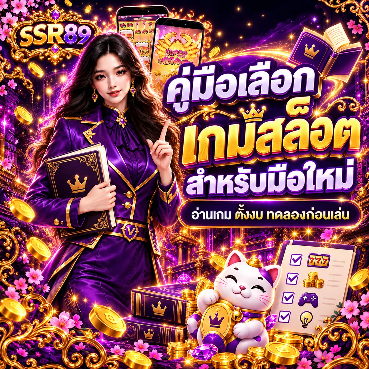 SSR89 คู่มือเลือกเกมสล็อตสำหรับมือใหม่แบบมีแผน